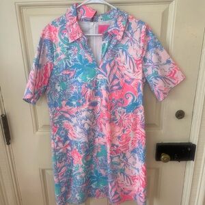Lilly pulitzer Colorful Short Sleeve Dress